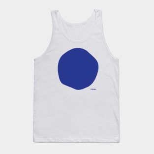 Blue circle forma Tank Top